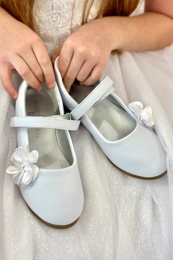 Kommunionschuhe weiß