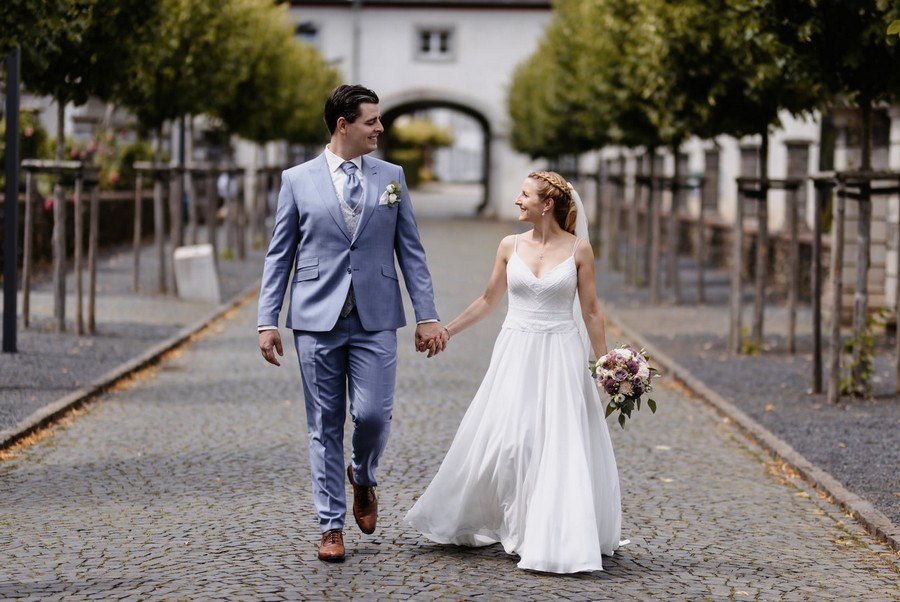 Real Braut und Bräutigam