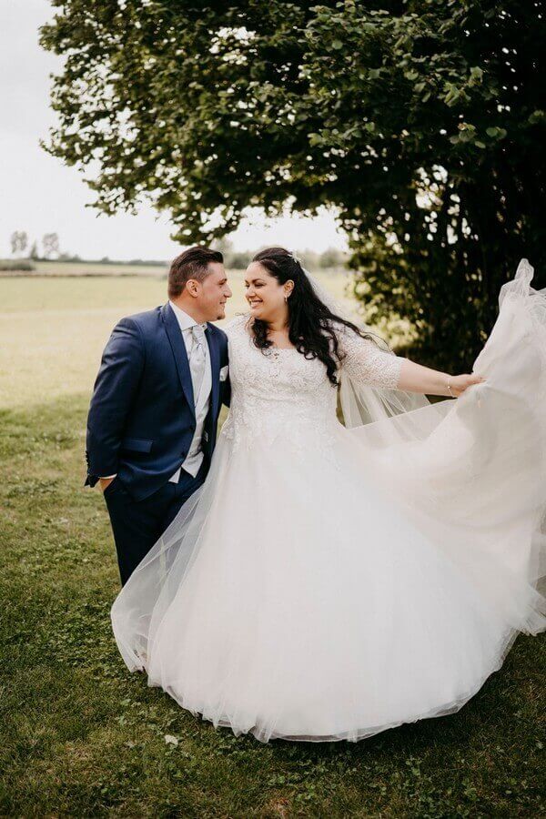 Curvybrautkleid Gr. 56 von Tres Chic