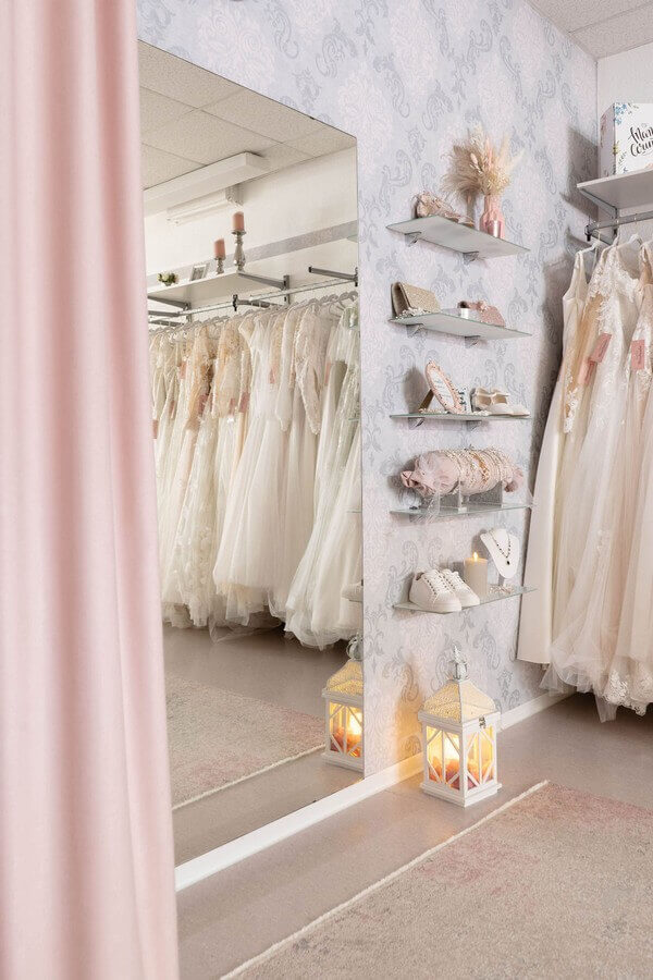 Brautbereich bei Biancas Brautmoden